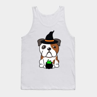 Cute english bulldog is a witch Tank Top
